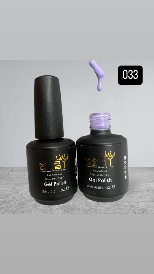 Gel Polish 15ml No. 033 Curado en Lámpara