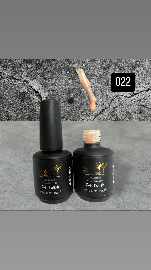 Gel Polish 15ml No. 022 Curado en Lámpara