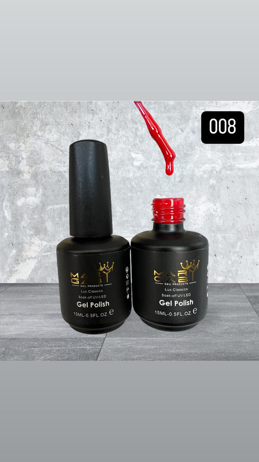 Gel Polish 15ml No. 008 Curado en Lámpara