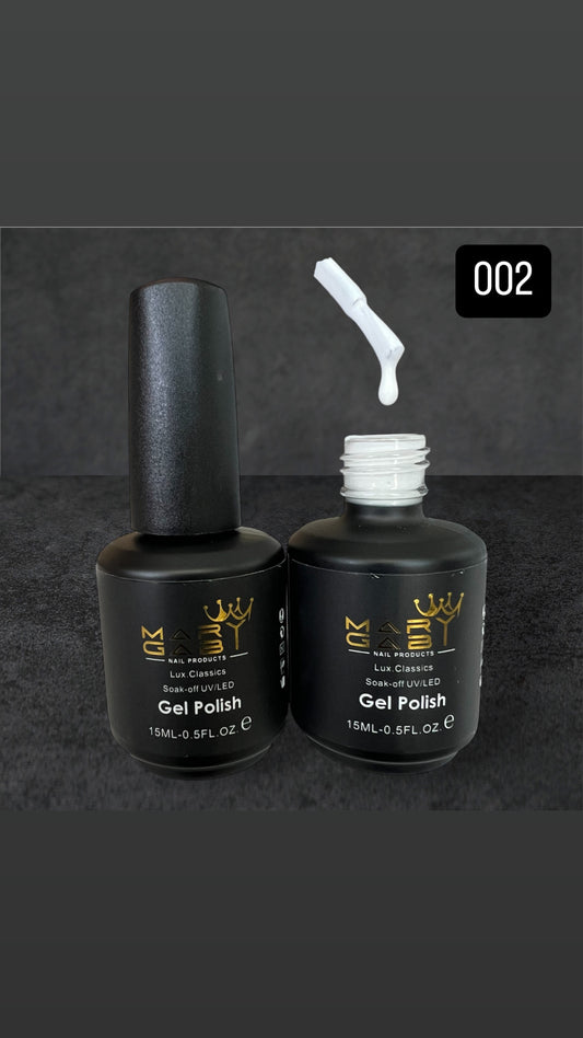 Gel Polish 15ml No. 002 Curado en Lámpara
