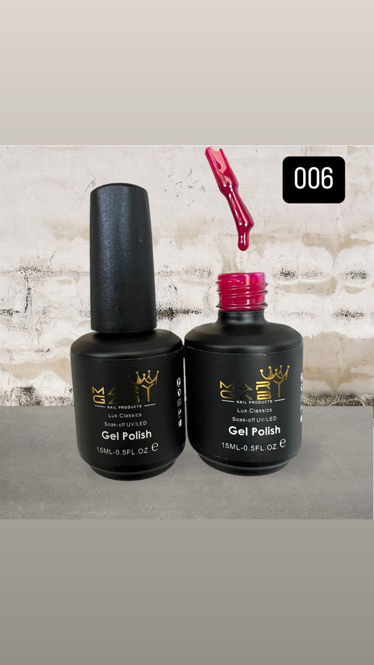 Gel Polish 15ml No. 006 Curado en Lámpara