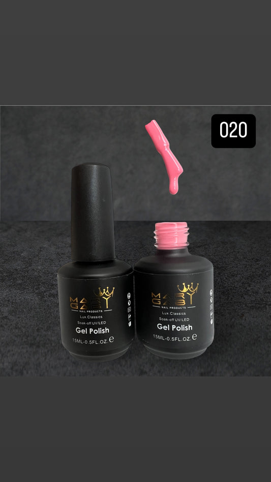 Gel Polish 15ml No. 020 Curado en Lámpara