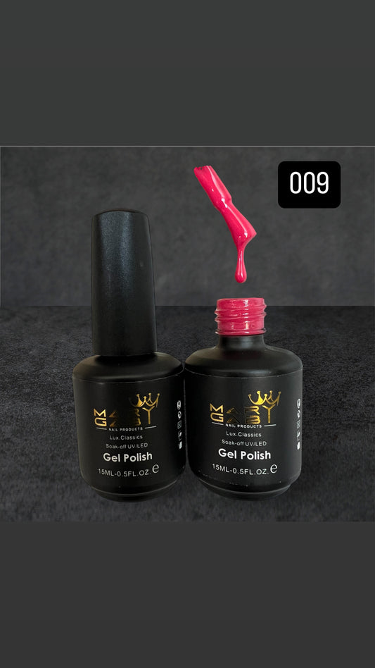 Gel Polish 15ml No. 009 Curado en Lámpara