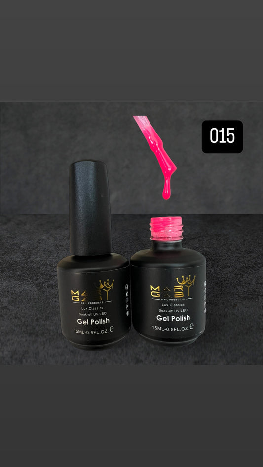 Gel Polish 15ml No. 015 Curado en Lámpara