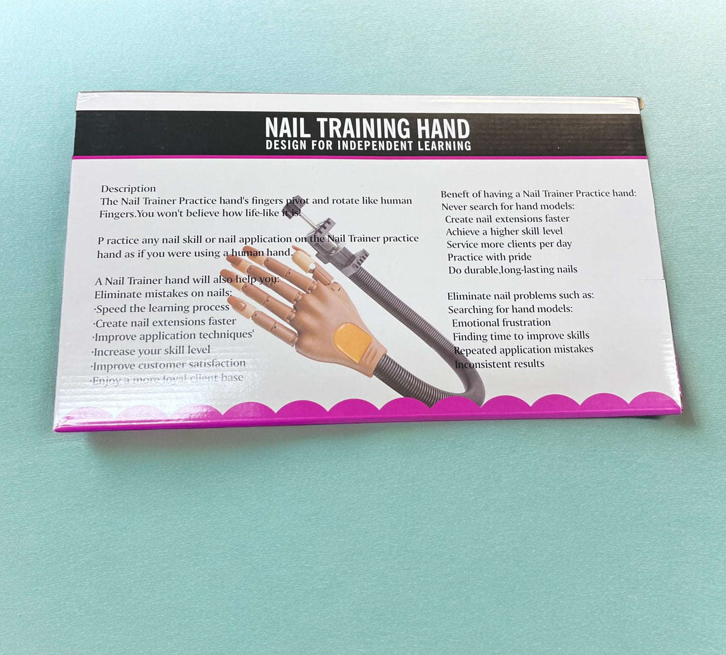 Mano Articulada con 100 puntas de uñas