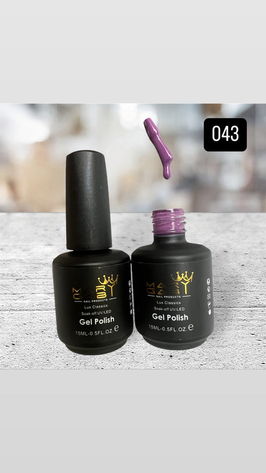 Gel Polish 15ml No. 043 Curado en Lámpara